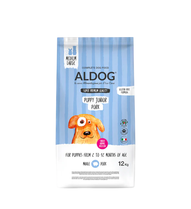 ALDOG PUPPY-JUNIOR PORK Crocchette Medio/Grandi