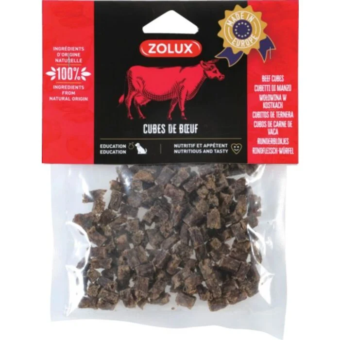 ZOLUX  Cubetti di Manzo 100 g – Snack Naturale per Cani